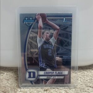 2025 Topps Cooper Flagg 1st Bowman Chrome Card